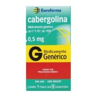 Cabergolina 0,5mg/tablet / 8 tablets Farmácia